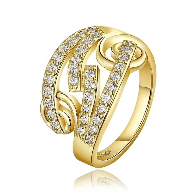 Jewerly Anillos 18K Gp Crystal Red Party Wedding Rings Girl Jewelry Rings67 3
