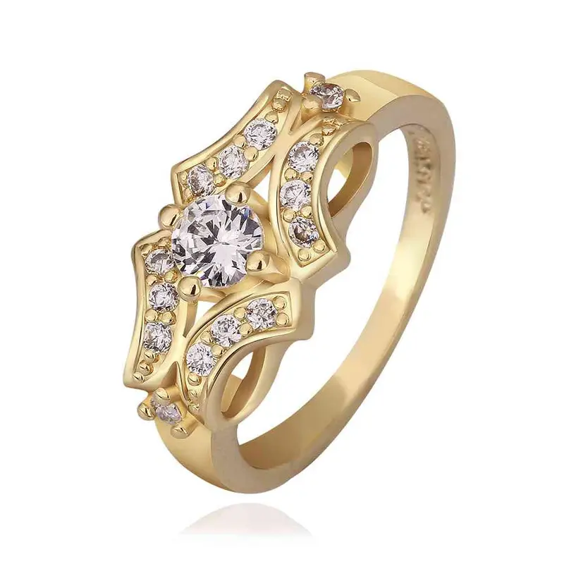 Jewerly Anillos 18K Gp Cudsd 18K Color Party Wedding Rings Girl Jewelry Rings583 2