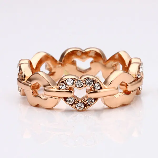 Jewerly Anillos 18K Gp Vwe Party Wedding Rings Girl Jewelry Rings 12 2