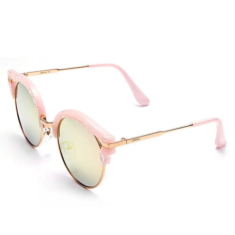 Jogalwear Metal Plastic Frame Sunglasses Eyewear Accessories Uv 400 For Beach Sea Retro Style Jg307 3