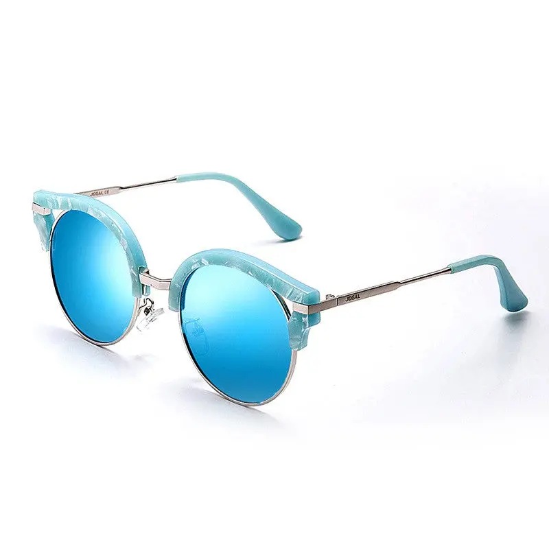 Jogalwear Metal Plastic Frame Sunglasses Eyewear Accessories Uv 400 For Beach Sea Retro Style Jg307 4