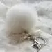 Key Chain Faux Rabbit Fur Ball Keychain Bag Plush Car Keys Ring Car Keyring Pendant Gift For Girl 9