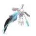 Keychain Bohemia Dreamcatcher Feather Key Chain Bag Plush Key Ring Car Keys Pendant Gift 1