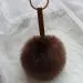 Keychain Faux Rabbit Fur Ball Key Chain Bag Plush Car Keys Ring Car Pendant Charm Gift 2