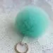 Keychain Faux Rabbit Fur Ball Key Chain Bag Plush Car Keys Ring Car Pendant Charm Gift 3