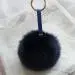 Keychain Faux Rabbit Fur Ball Key Chain Bag Plush Car Keys Ring Car Pendant Charm Gift 7