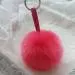 Keychain Faux Rabbit Fur Ball Key Chain Bag Plush Car Keys Ring Car Pendant Charm Gift 9