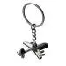 Keychain Personality Key Chain Metal Keyring Civil Aircraft Pattern Keys Ring Gift 1
