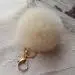 Keychain Rabbit Fur Ball Key Chain Bag Plush Car Keys Ring Car Key Pendant Charm Gift 1