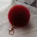 Keychain Rabbit Fur Ball Key Chain Bag Plush Car Keys Ring Car Key Pendant Charm Gift 12