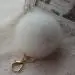 Keychain Rabbit Fur Ball Key Chain Bag Plush Car Keys Ring Car Key Pendant Charm Gift 13