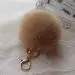 Keychain Rabbit Fur Ball Key Chain Bag Plush Car Keys Ring Car Key Pendant Charm Gift 3