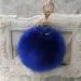 Keychain Rabbit Fur Ball Key Chain Bag Plush Car Keys Ring Car Key Pendant Charm Gift 4