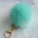 Keychain Rabbit Fur Ball Key Chain Bag Plush Car Keys Ring Car Key Pendant Charm Gift 5