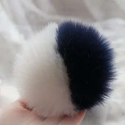 Keychain Rabbit Fur Ball Keychains For Bag Plush Car Key Ring Cars Keys Pendant Jewelry Gifts 3