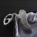 Keychain Rhinestone Fancy Metal High Heel Shoe Keyring Sexy Key Holder Chain Ring Car Jewelry For Bag 1