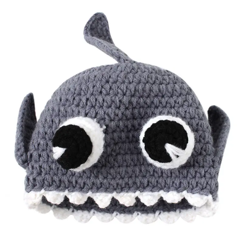 Kids Baby Hat Monster Po Props Beanie Faux Rabbit Crochet Beanie Toddler Cap For 1-12 Months 1