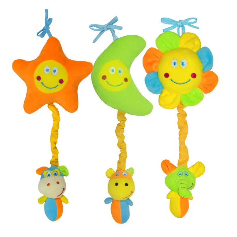 Kids Baby Toys St Animal Music Mobility On The Bed Toy Stroller Bells Developmental Stretched Toy 1