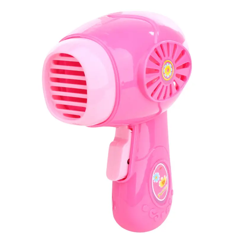 Kids Pretend Play Toy Mini Electric Hair Dryer Kids Children Simulation Play House Toy For Girl Pink 1