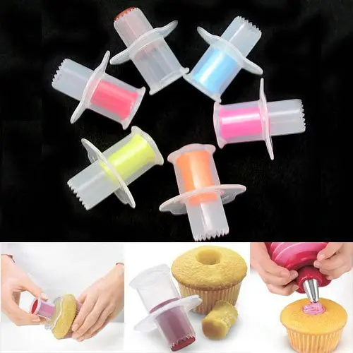 Kitchen Diy Cupcake Cake Corer Plunger Cutter Pastry Decorating Divider Filler Model 23470 1