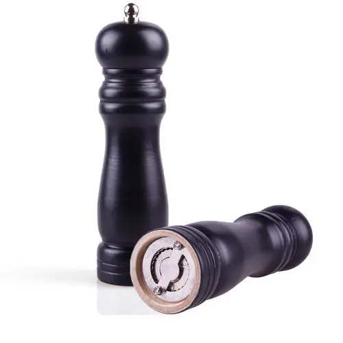 Kitchen Portable Classical Wooden Pepper Spice Salt Mill Grinder Muller Tool 30495 1