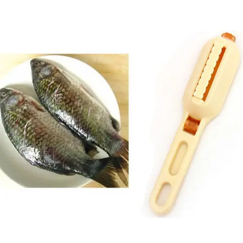 Kitchen Practical Fish Scales Skin Remover Scaler Fast Cleaner Brush Kitchen Clean Use Tool 47719 1