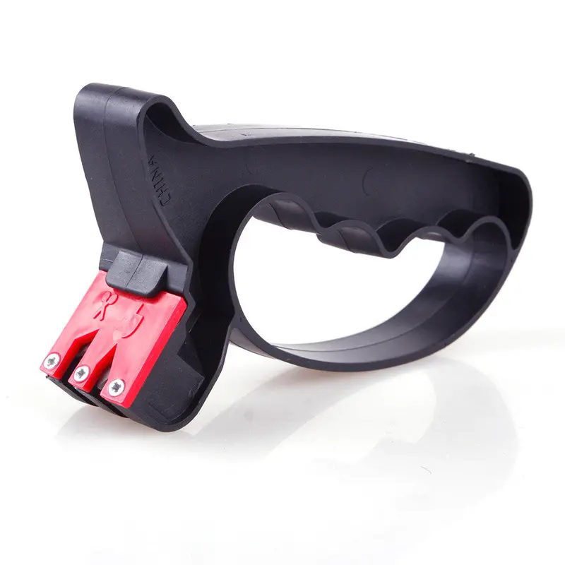 Kitchen Useful Perfect Professional 2 In1 Handheld Knife Scissors Blade Sharpener Tool 30344 1