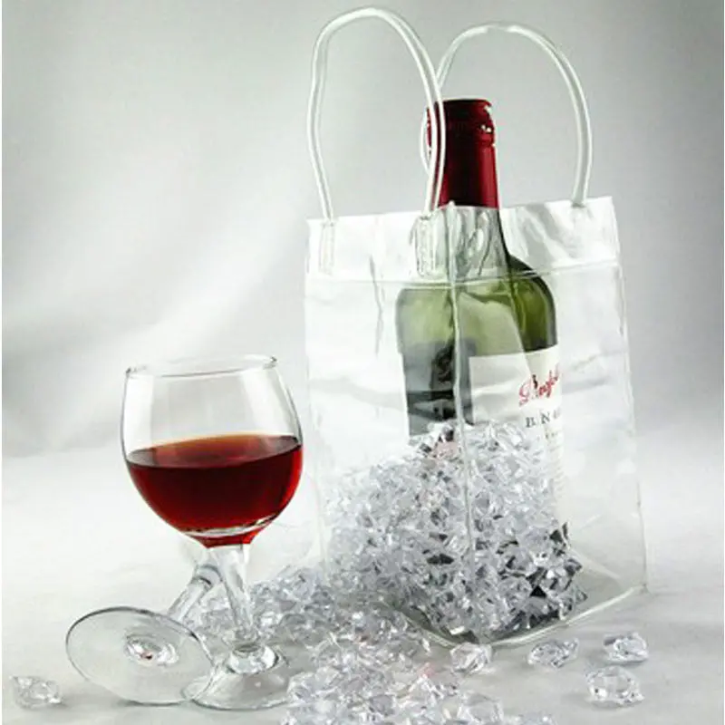 Kitchen Useful Wine Beer Champagne Bucket Drink Pouch Bar Ice Bag Cooler Chiller Bag 58389 1