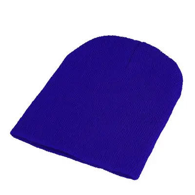 Knitted Baby Hat Solid Kids Warm Cap Children Beanie Boy Girls Soft Hats Head Wear Accessories 2