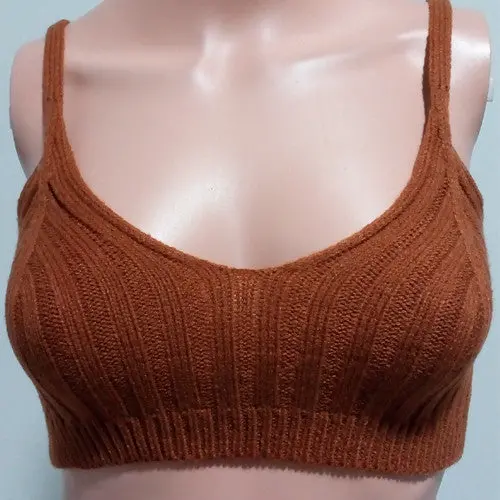 Knitted Bustier Crop Top Sexy Fitness Women Top Sweater Crochet Ladies Short Tank Top Cami Cropped Top For Women 3