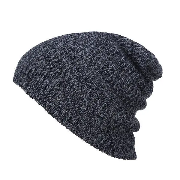Knitted Cap Casual Beanies Hip-Hop Skullies Beanie Hat Gorro Warm Soft Caps For Women Men 1