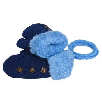 Knitted Gloves Children Warm Rope Mittens Boy Leaf Girl Glove 3