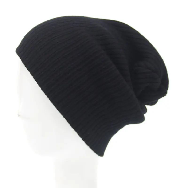 Knitting Beanies Hat Solid Color Warm Soft Skullies Beanie Knit Cap Hats Knitted Caps For Men Women 1