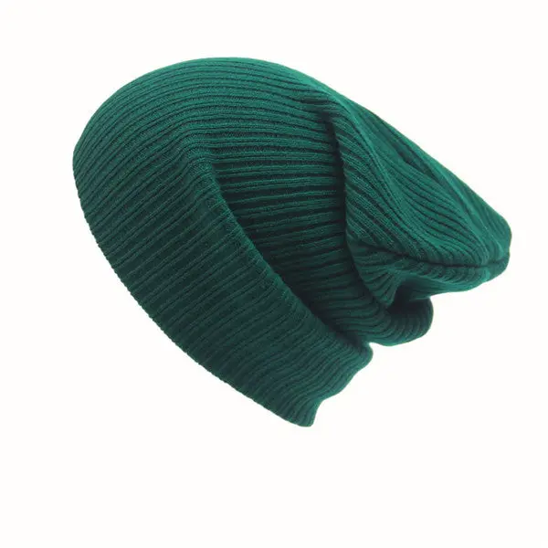Knitting Beanies Hat Solid Color Warm Soft Skullies Beanie Knit Cap Hats Knitted Caps For Men Women 3