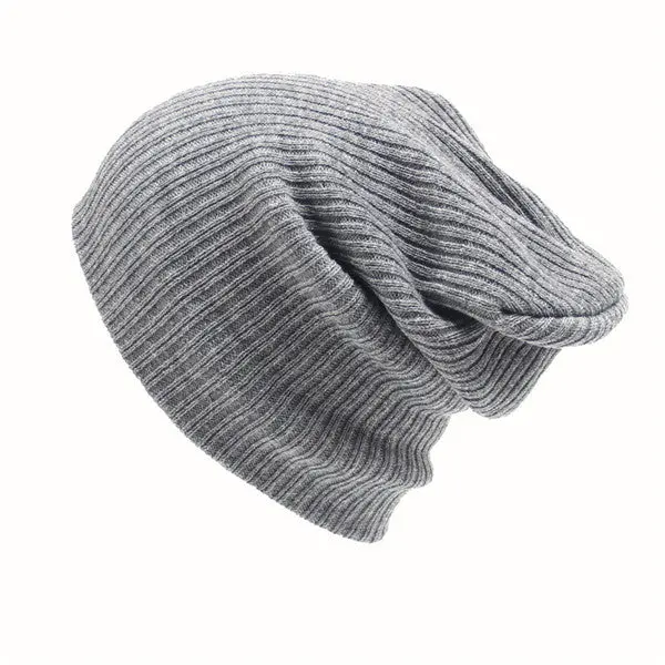 Knitting Beanies Hat Solid Color Warm Soft Skullies Beanie Knit Cap Hats Knitted Caps For Men Women 4