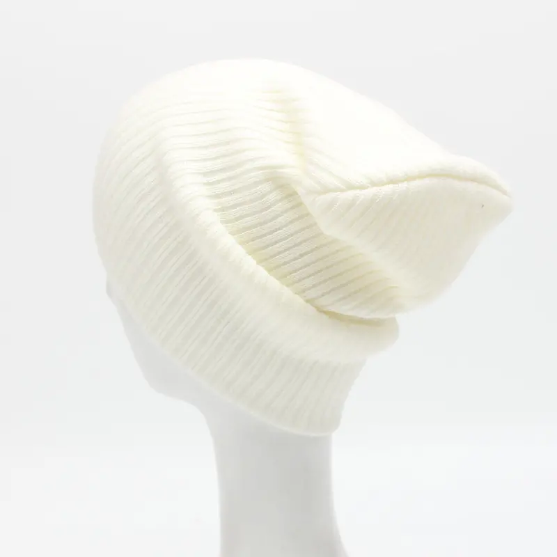 Knitting Beanies Hat Solid Color Warm Soft Skullies Beanie Knit Cap Hats Knitted Caps For Men Women 7