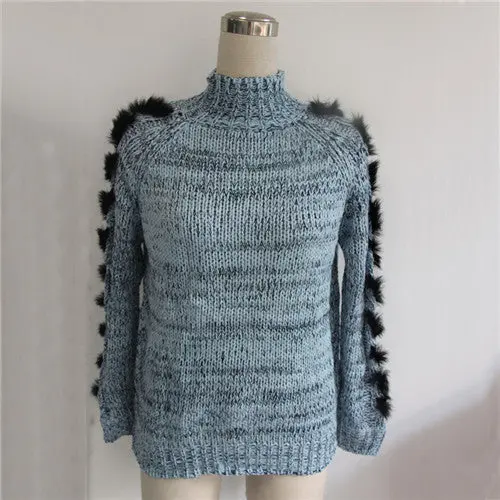 Knitting Pullover Sweater Jumper Pull Femme Warm Turtleneck Women Sweaters And Pullovers Long Sleeve Sweaters 1