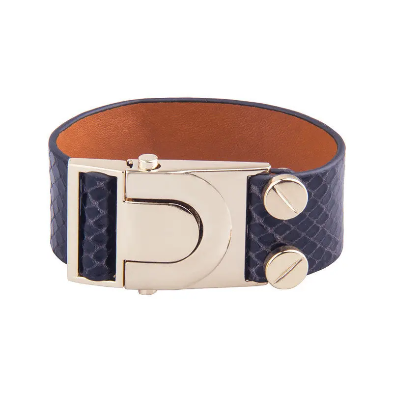 Korean Leather Bracelet Bracelets Leather Bracelet Bangle 1