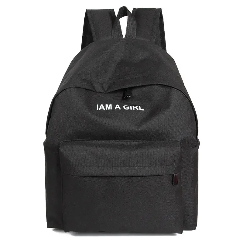 Korean Style Canvas Printing Backpack Women School Bags For Teenage Girls Cute Bookbags Vintage Preppy Backpacks 1