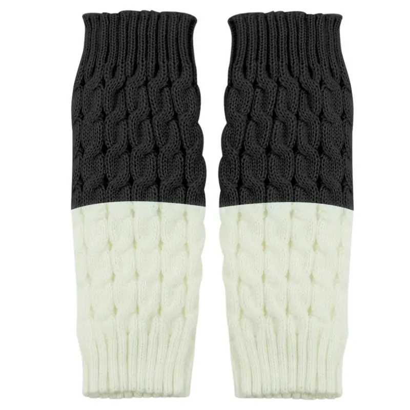 Korean Women Lady Knitted Crochet Socks Leg Boots Warmer Cover Leggings 1