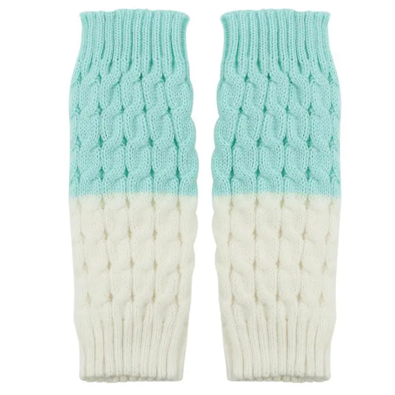 Korean Women Lady Knitted Crochet Socks Leg Boots Warmer Cover Leggings 2