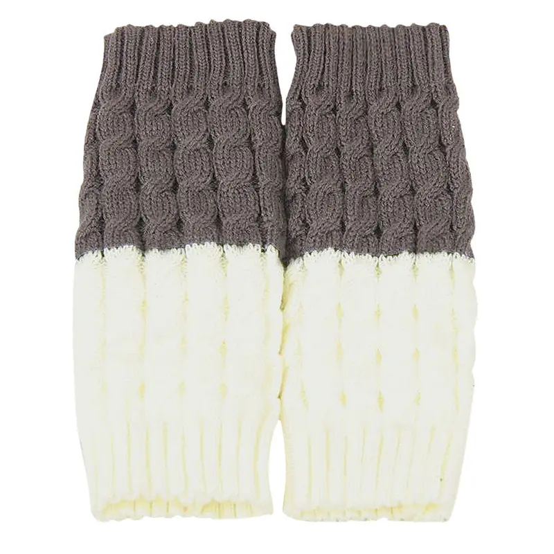 Korean Women Lady Knitted Crochet Socks Leg Boots Warmer Cover Leggings 3