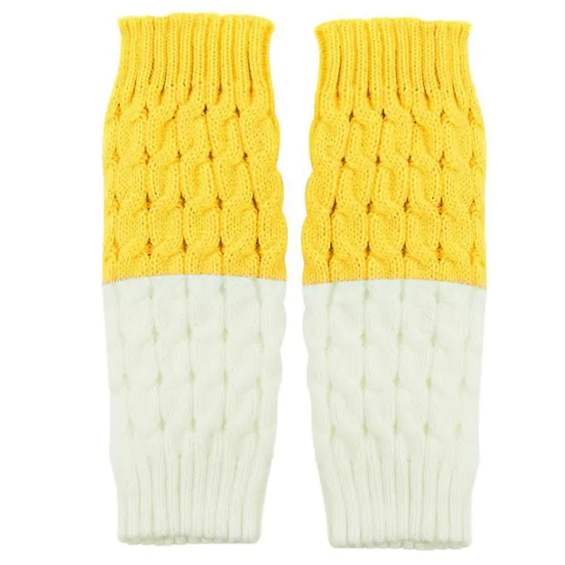 Korean Women Lady Knitted Crochet Socks Leg Boots Warmer Cover Leggings 6