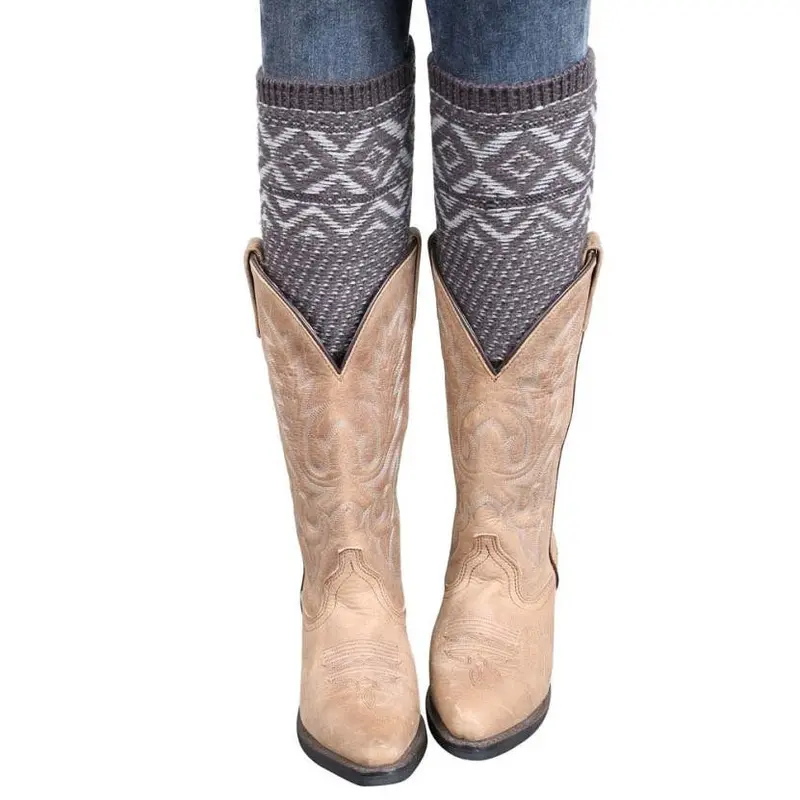 Korean Women Lady Knitted Crochet Socks Leg Boots Warmer Cover Leggings Fast Shipping 3