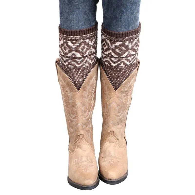 Korean Women Lady Knitted Crochet Socks Leg Boots Warmer Cover Leggings Fast Shipping 4