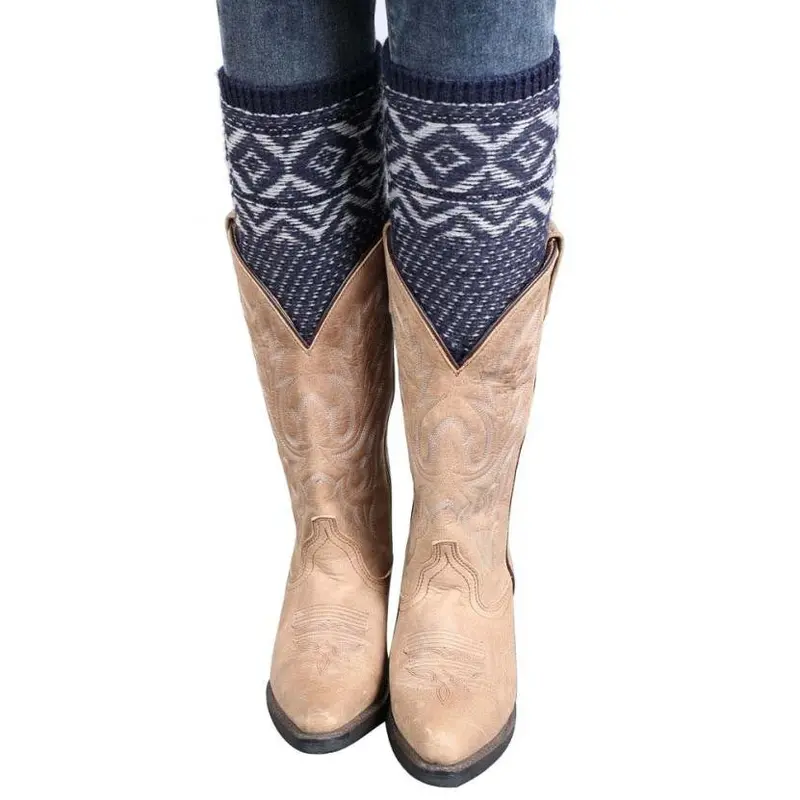 Korean Women Lady Knitted Crochet Socks Leg Boots Warmer Cover Leggings Fast Shipping 5