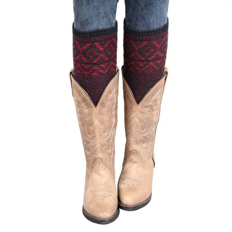 Korean Women Lady Knitted Crochet Socks Leg Boots Warmer Cover Leggings Fast Shipping 6