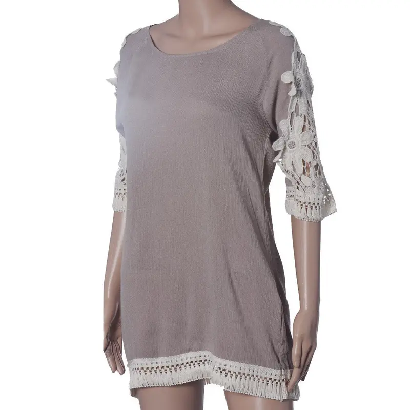 Lace Casual Lace Short Mini Dress Women Clothing Dresses Big Sizes Vintage Dress Vestidos Style Dress 3