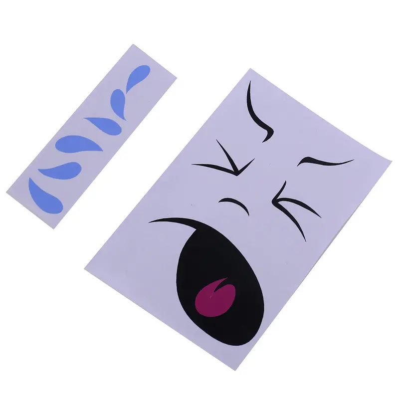 Lactation Belly Stickers Cute Pography Props Woman Pregnant Smiling Face Belly Stickers Mum Maternity Accessories 4