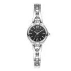 Ladies Bayan Saat Stainless Steel Rhinestone Quartz Wrist Watches For Women Orologio Donna Silver Feida 1